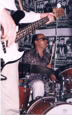 Senor Clapperton on Drums